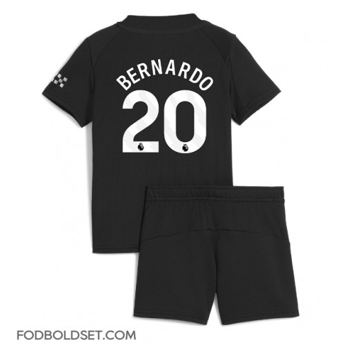 Manchester City Bernardo Silva #20 Udebane Trøje Børn 2025-26 Kortærmet (+ Korte bukser)